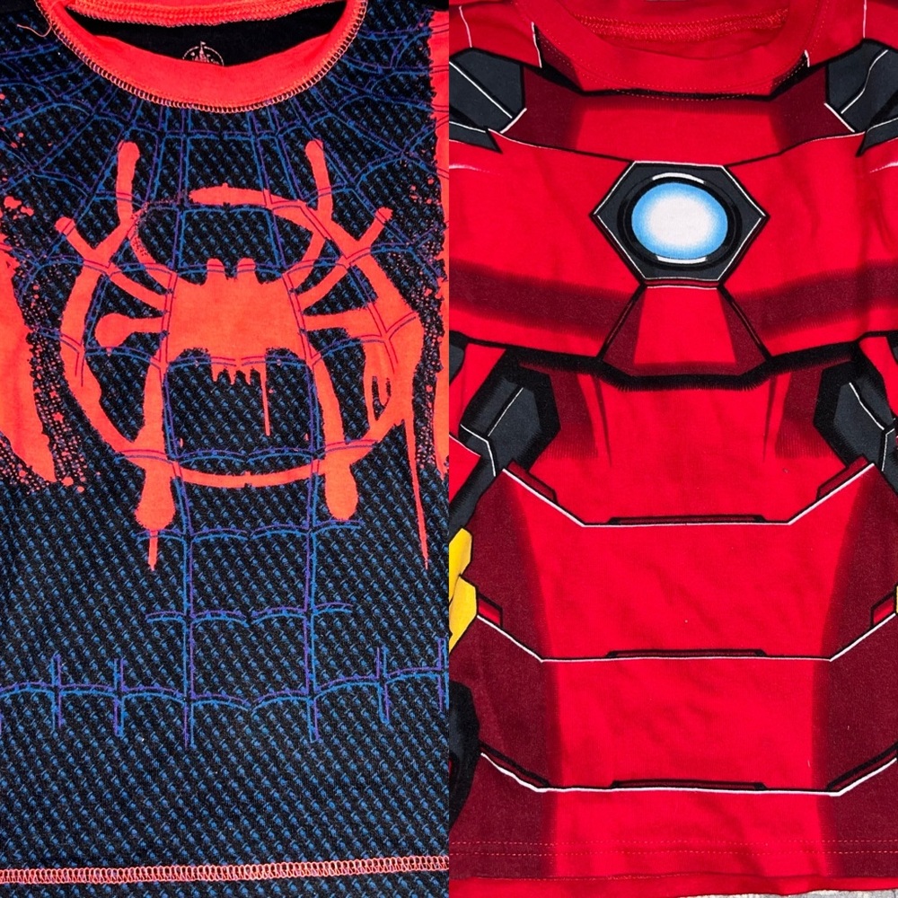 Disney Marvel Iron Man and Miles Morales Spider-Man Pajamas